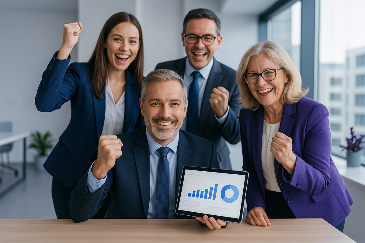 London law office with AI-powered client communications