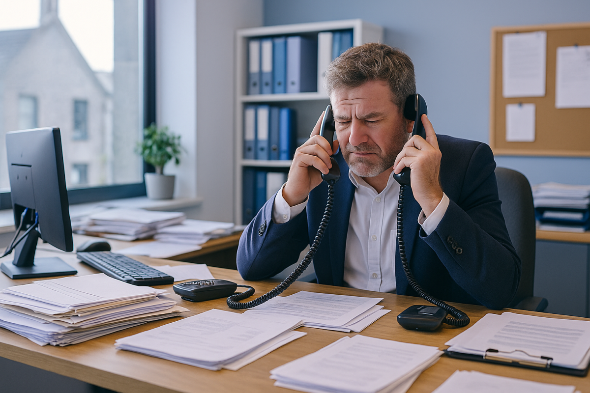 AI-powered appointment scheduling dashboard for UK property agency