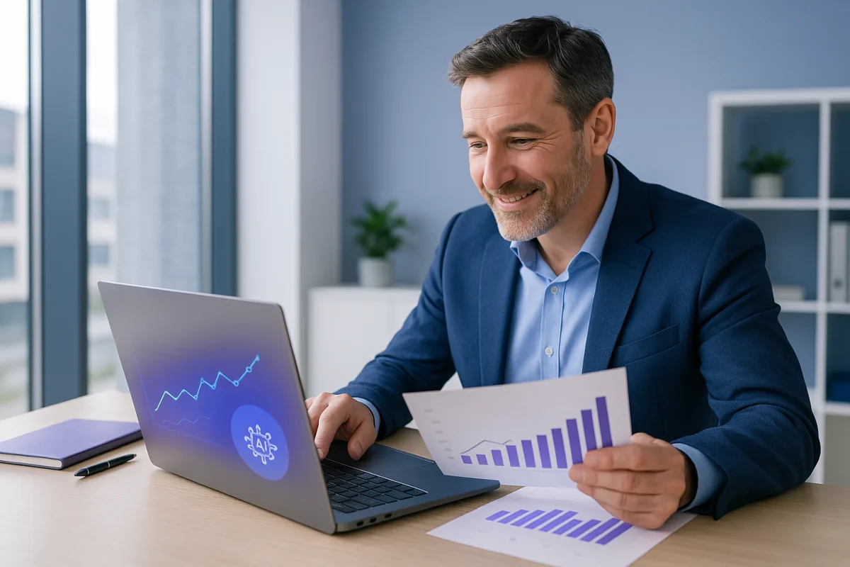 AI sales chatbot automation dashboard for UK SMB