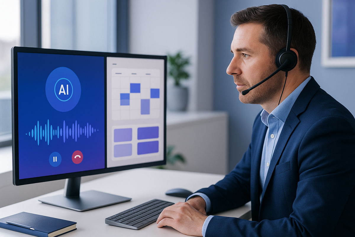 BANT lead qualification table used by an AI sales agent in the UK