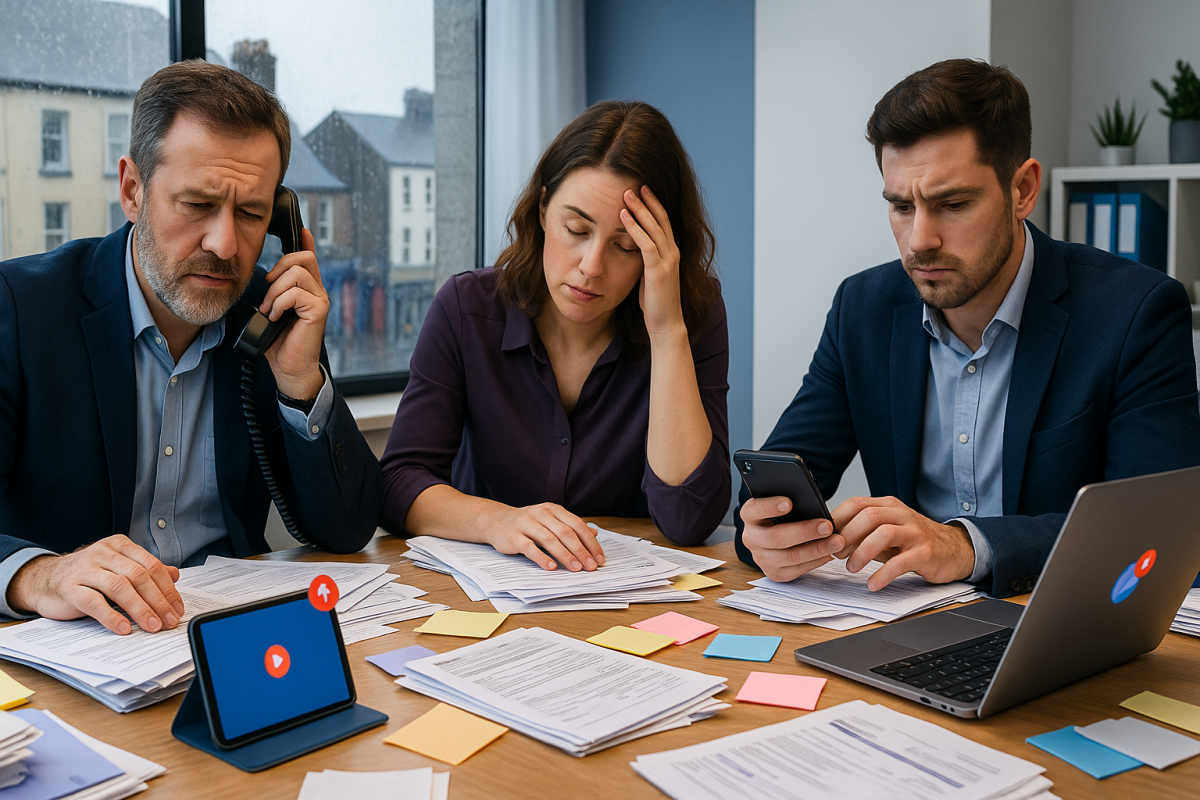 Custom AI voice agent answering calls for a London solicitor practice