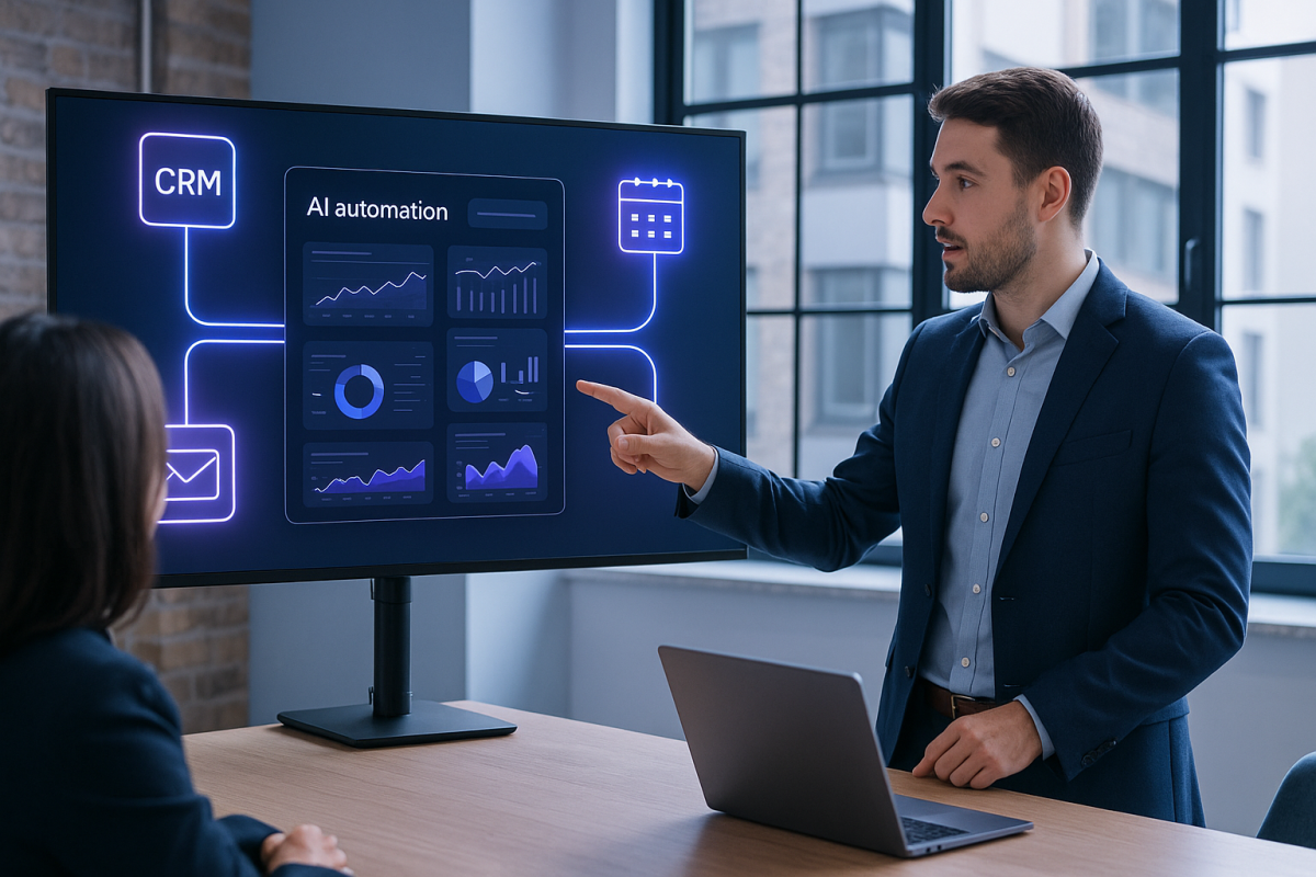 Email management AI UK example of inbox triage, priority flags and drafted replies