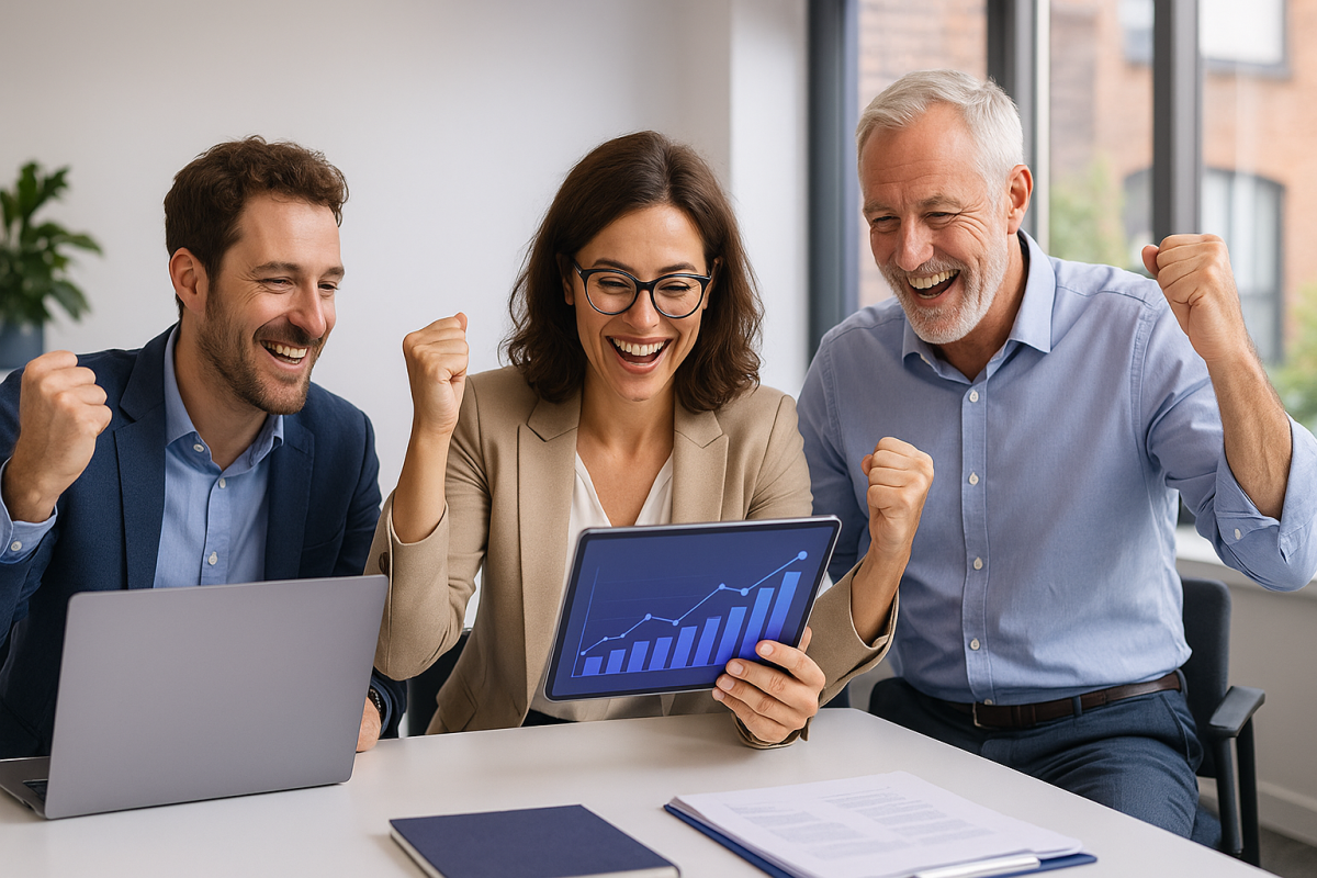 Automated lead generation UK business workflow showing lead scoring and CRM updates