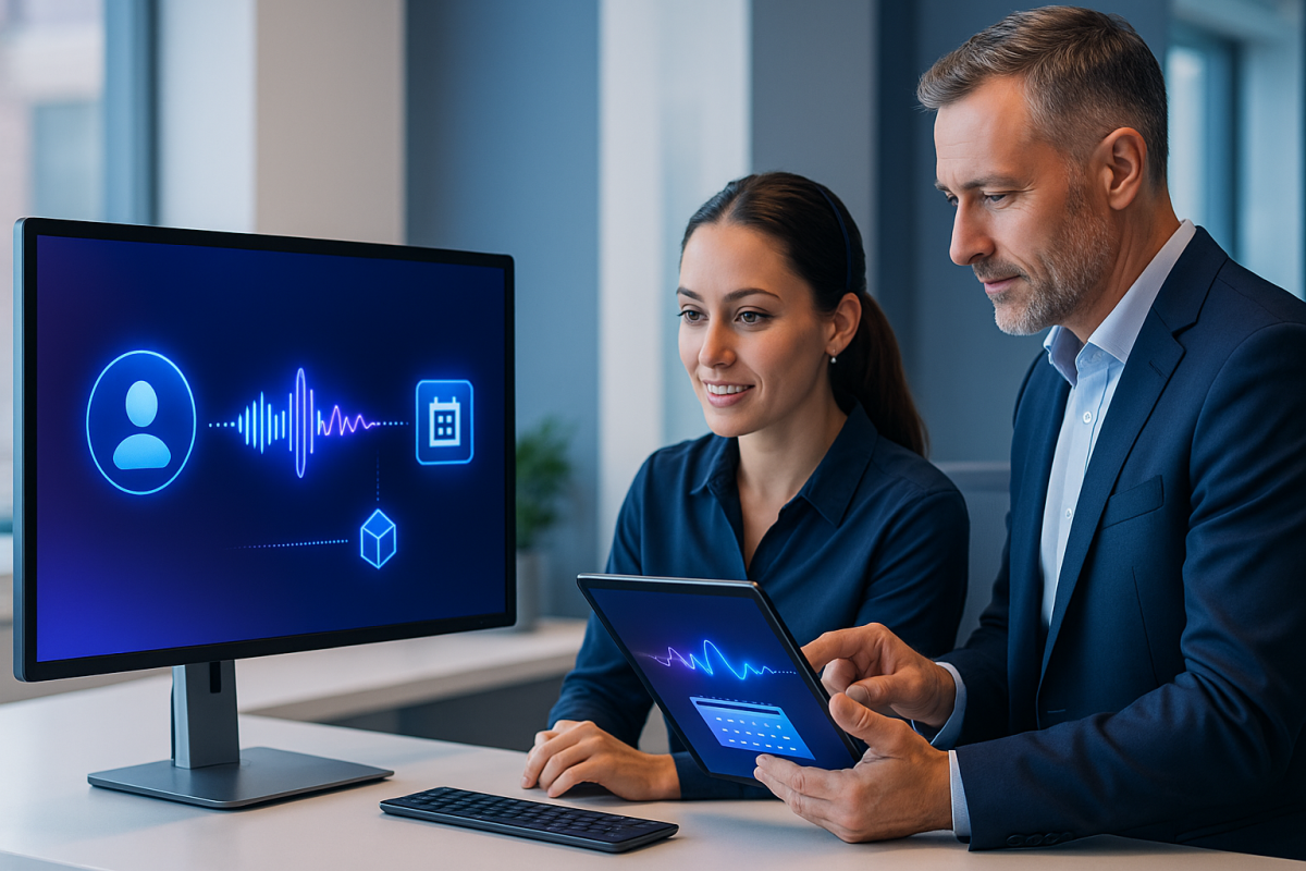 Virtual receptionist UK professional services call triage flow