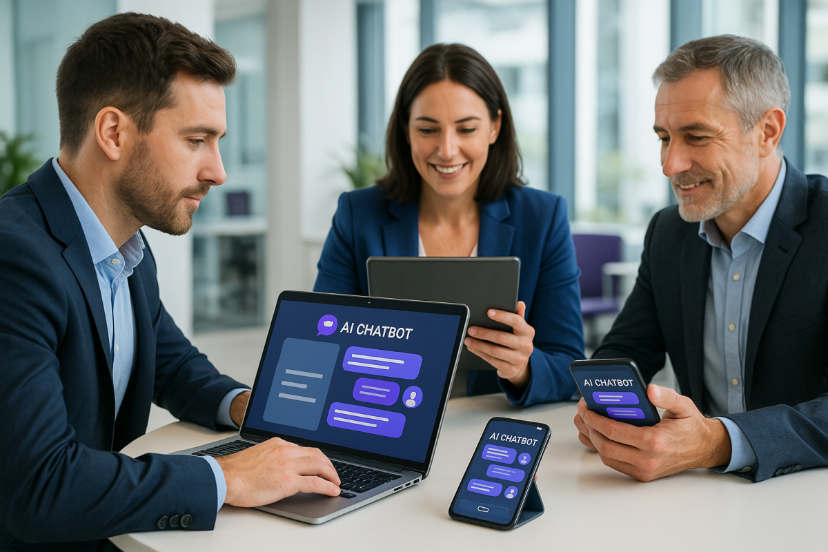 AI chatbot streamlining client intake for London accounting firm