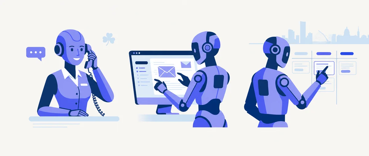 Custom AI chatbot answering website visitor questions