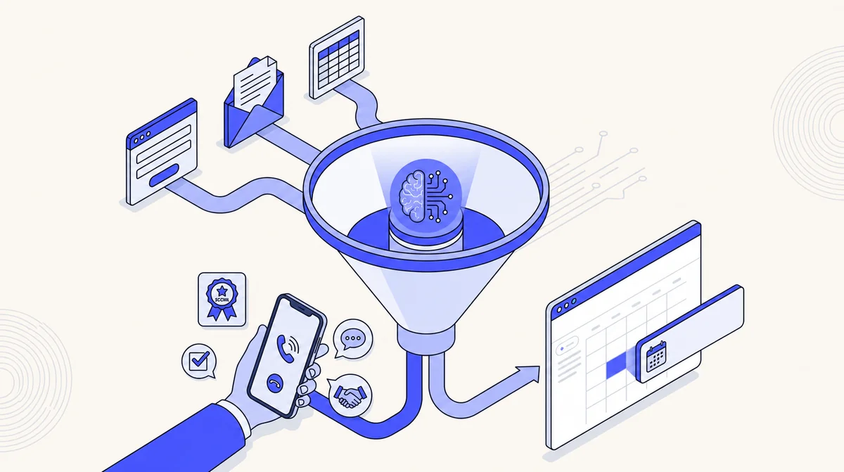 AI lead generation agent researching UK B2B prospects